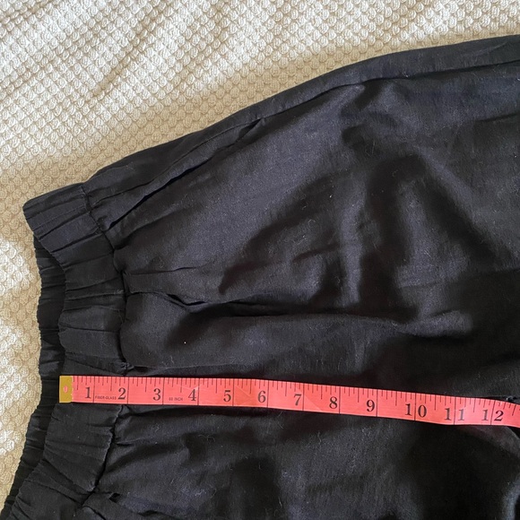 Linen Wide Leg Pull-On Pant - Picture 6 of 7